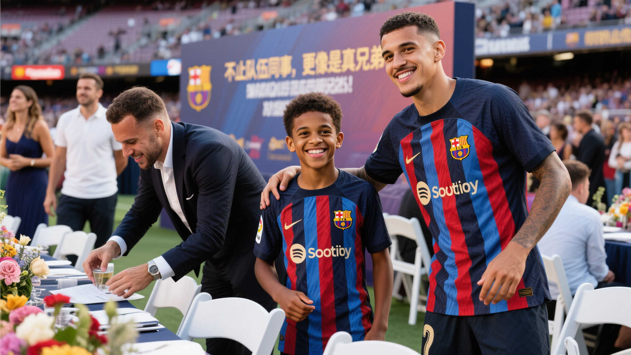 阿劳霍喜结连理,法蒂到场送祝福 阿劳霍喜结连理,法蒂到场送祝福