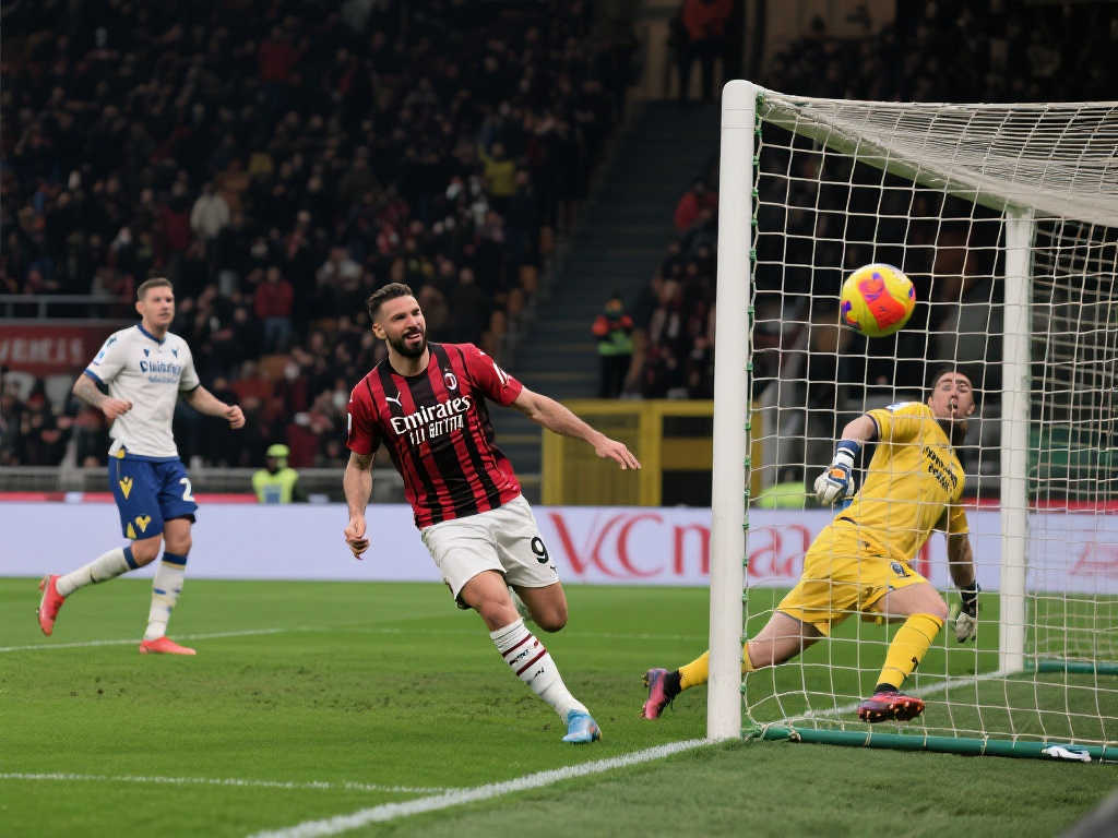 在威尼斯阳光下,AC米兰艰苦赢得胜利 在威尼斯阳光下,AC米兰艰苦赢得胜利